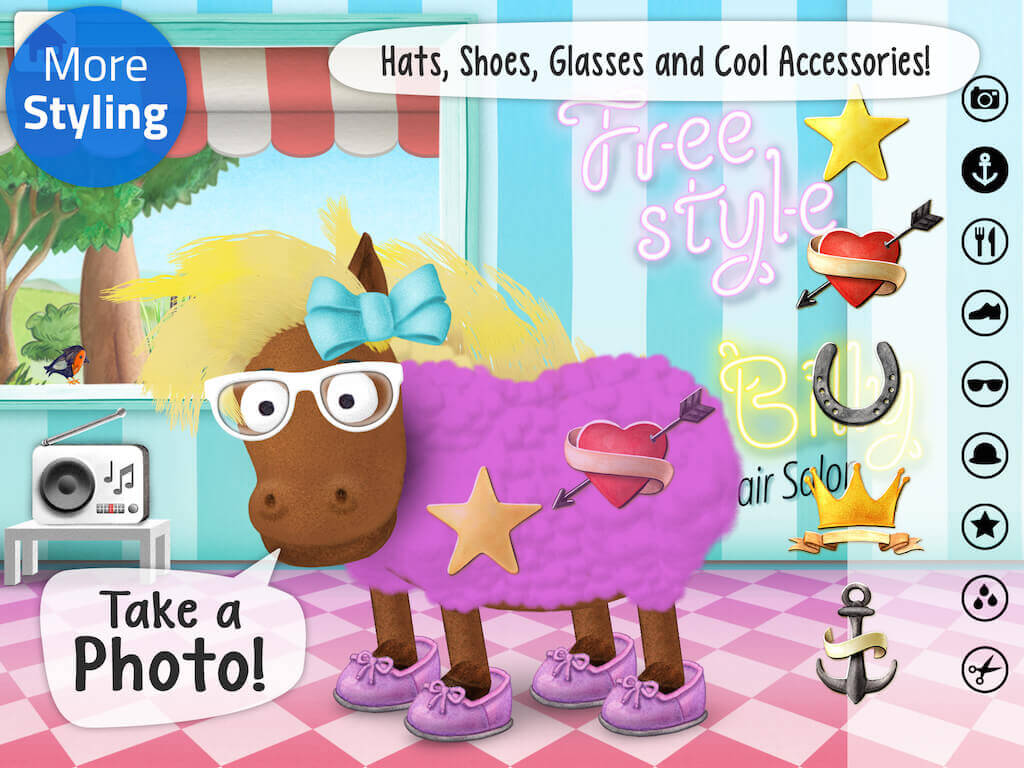 Silly Billy - Hair Salon - wonderkind - Apps and Games for Kids